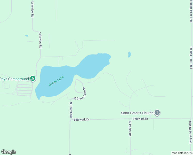 map of restaurants, bars, coffee shops, grocery stores, and more near 1252 East Green Lake Drive in West Bend