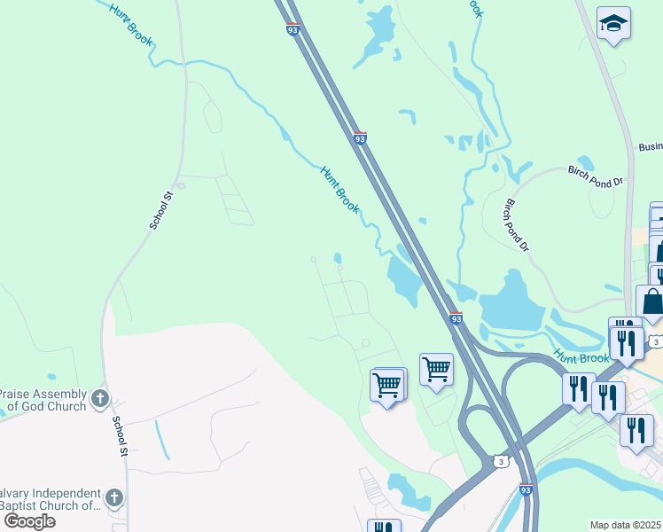 map of restaurants, bars, coffee shops, grocery stores, and more near 26 Pine Hill Road in Tilton