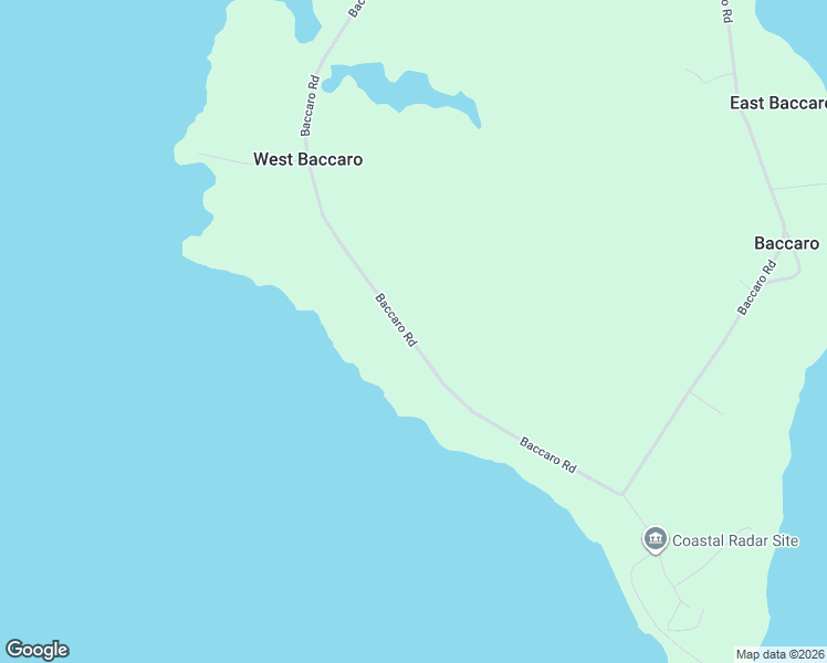 map of restaurants, bars, coffee shops, grocery stores, and more near Baccaro Road in Barrington