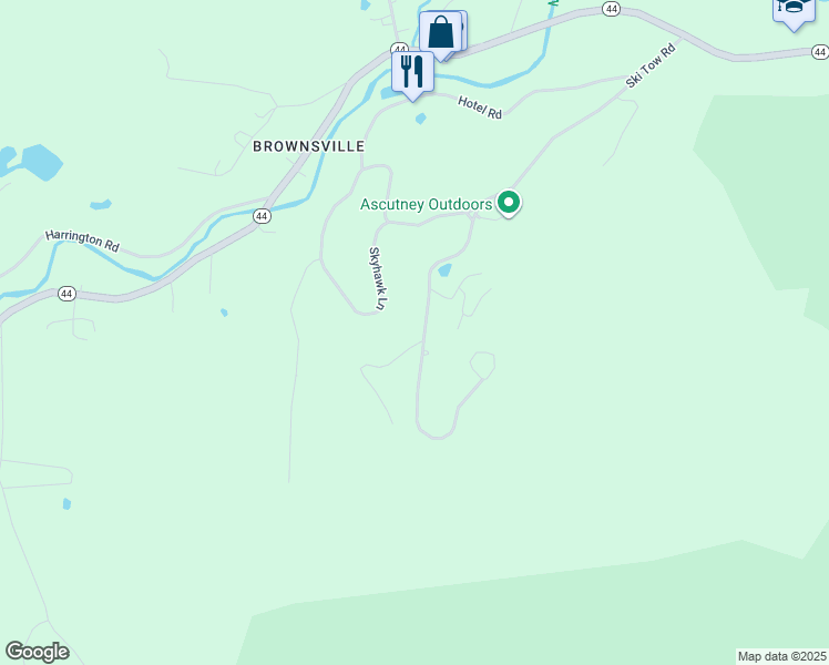 map of restaurants, bars, coffee shops, grocery stores, and more near 30 Village Lane in West Windsor