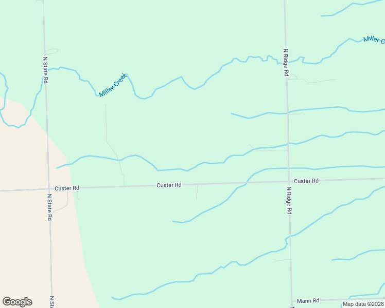 map of restaurants, bars, coffee shops, grocery stores, and more near 5803-5899 Custer Road in Carsonville