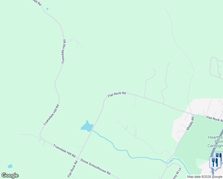 map of restaurants, bars, coffee shops, grocery stores, and more near 311 Flat Rock Road in Lake George