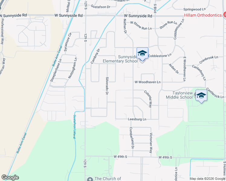 map of restaurants, bars, coffee shops, grocery stores, and more near 4059 Barossa Drive in Idaho Falls