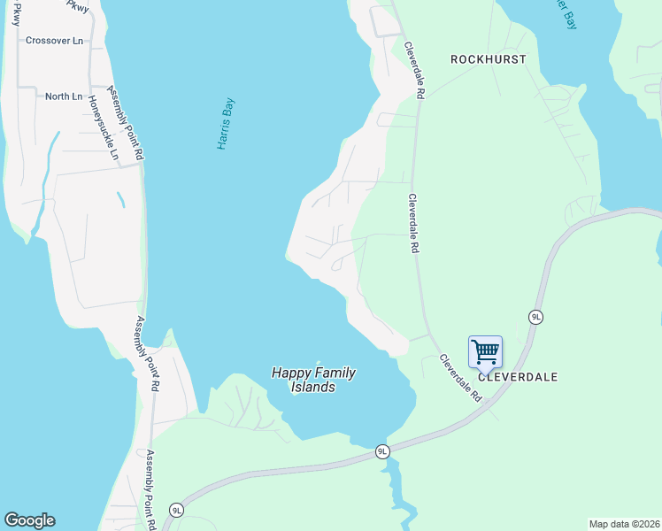 map of restaurants, bars, coffee shops, grocery stores, and more near 32 Brayton Road in Queensbury