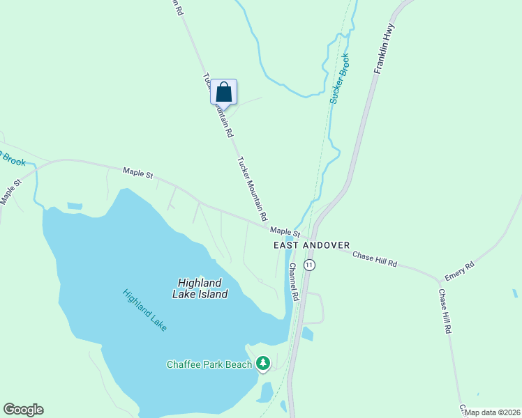 map of restaurants, bars, coffee shops, grocery stores, and more near 34 Tucker Mountain Road in Andover