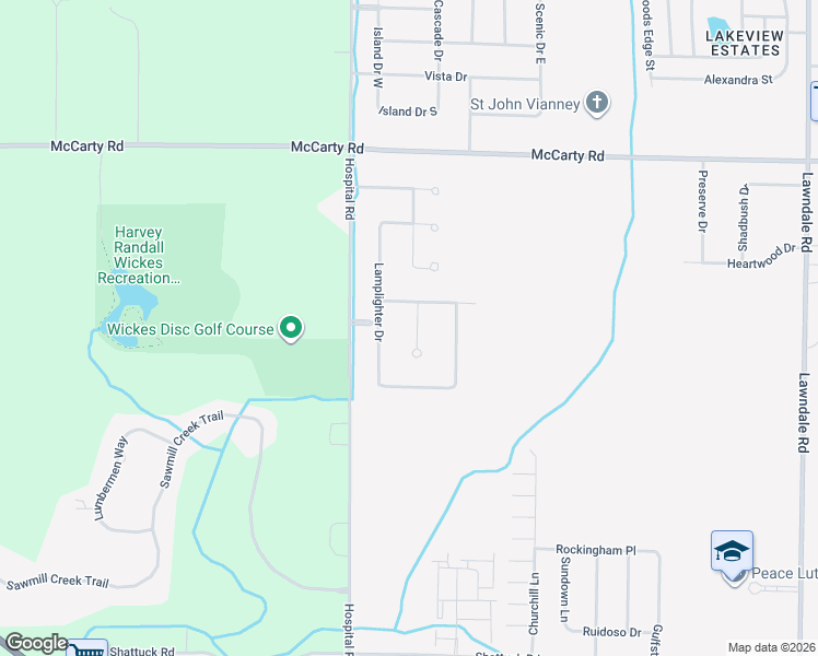 map of restaurants, bars, coffee shops, grocery stores, and more near 3651 Honeysuckle Circle in Saginaw