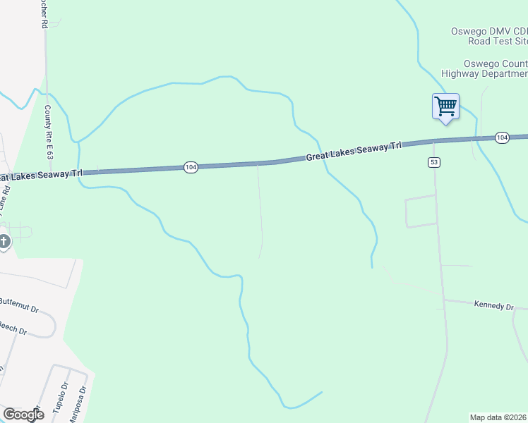 map of restaurants, bars, coffee shops, grocery stores, and more near 34 Simpson Drive in Oswego
