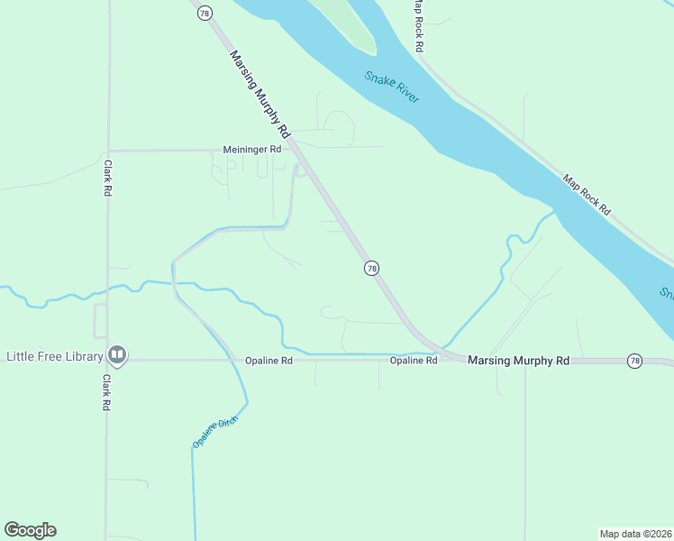map of restaurants, bars, coffee shops, grocery stores, and more near 7808 Sommer Camp Road in Melba