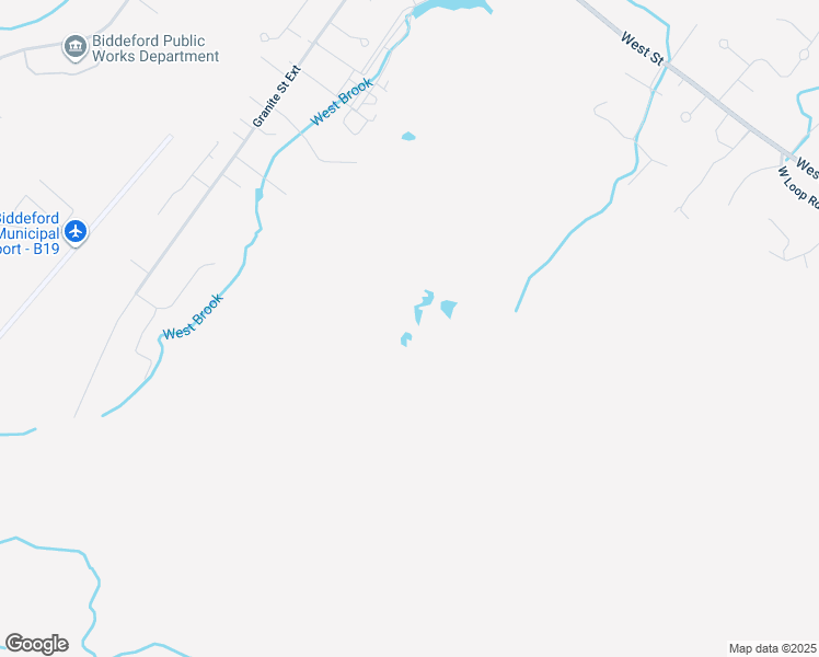map of restaurants, bars, coffee shops, grocery stores, and more near 13 Ponderosa Lane in Biddeford