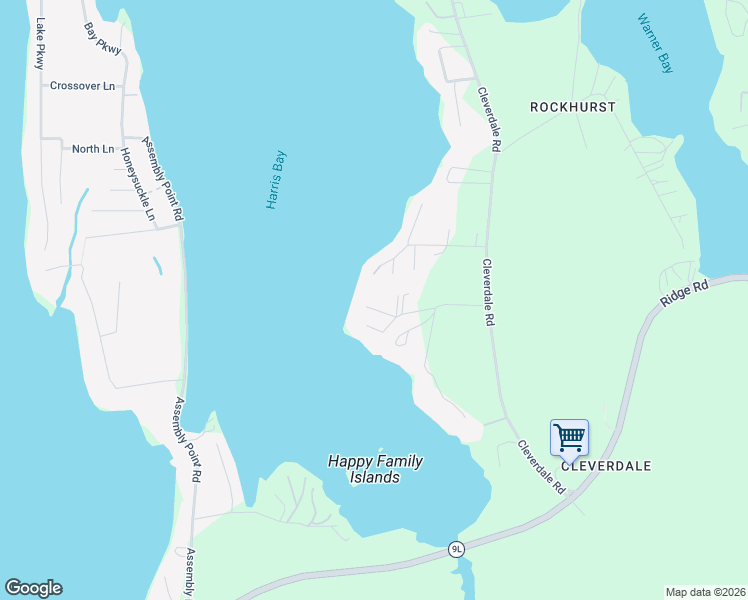map of restaurants, bars, coffee shops, grocery stores, and more near 11 Onondaga Drive in Queensbury