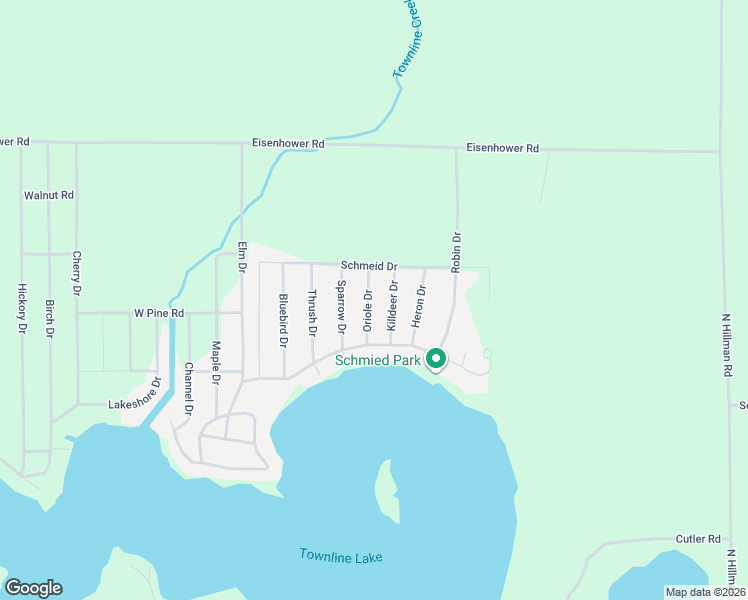 map of restaurants, bars, coffee shops, grocery stores, and more near 11661 Oriole Drive in Lakeview