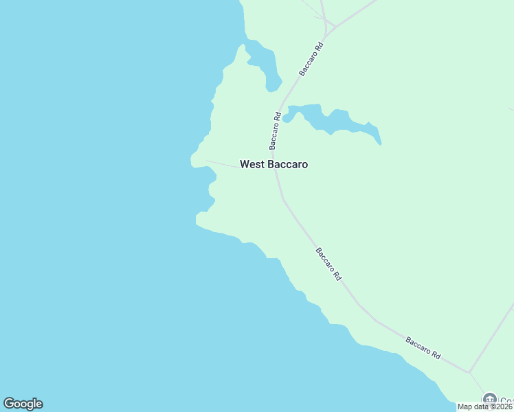 map of restaurants, bars, coffee shops, grocery stores, and more near Baccaro Road in Barrington