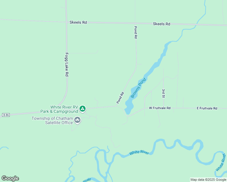 map of restaurants, bars, coffee shops, grocery stores, and more near 11285 Pond Road in Montague