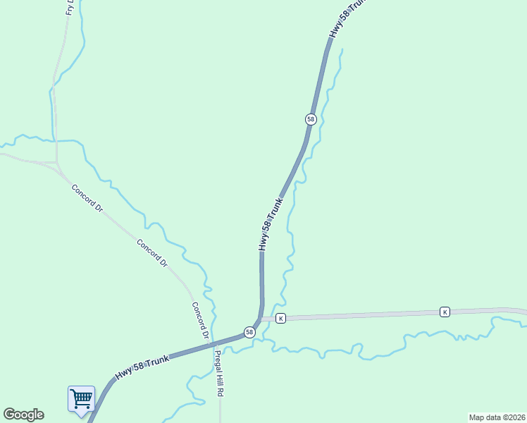 map of restaurants, bars, coffee shops, grocery stores, and more near 16240 Wisconsin 58 in Cazenovia