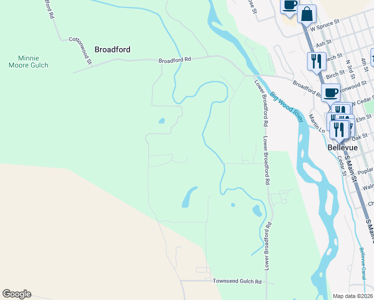 map of restaurants, bars, coffee shops, grocery stores, and more near 220 Polo Club Lane in Bellevue