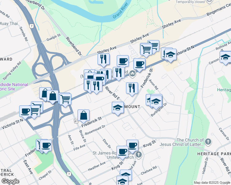 48 River Road East, Kitchener ON Walk Score