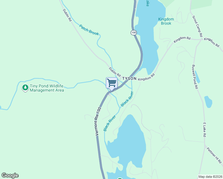 map of restaurants, bars, coffee shops, grocery stores, and more near 1787 Vermont Route 100 in Windsor County