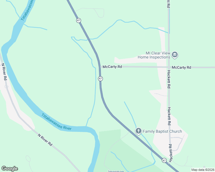 map of restaurants, bars, coffee shops, grocery stores, and more near 3850 Midland Road in Saginaw