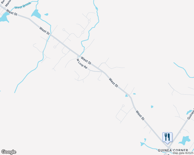 map of restaurants, bars, coffee shops, grocery stores, and more near 6 Cote Circle in Biddeford