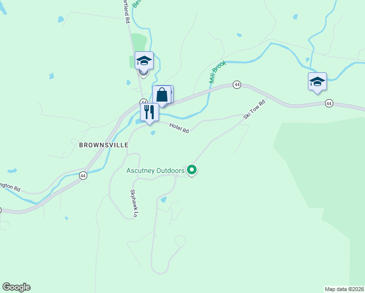 map of restaurants, bars, coffee shops, grocery stores, and more near 2-464 Hotel Road in West Windsor