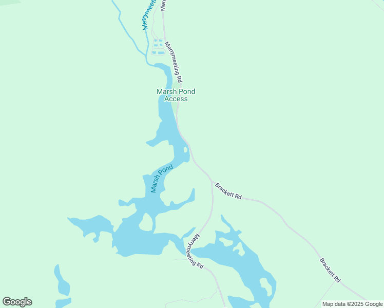 map of restaurants, bars, coffee shops, grocery stores, and more near Merrymeeting Road in New Durham