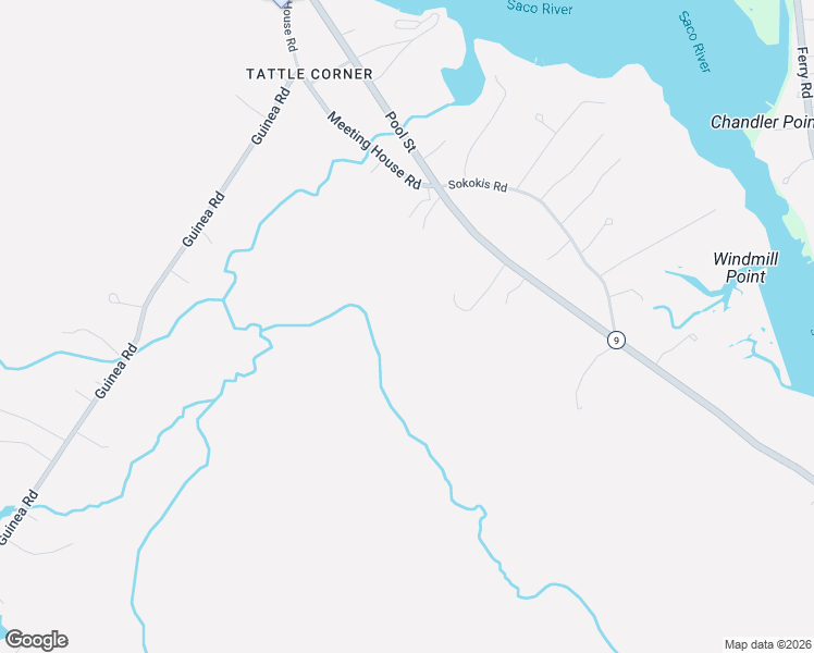 map of restaurants, bars, coffee shops, grocery stores, and more near 446 Pool Street in Biddeford