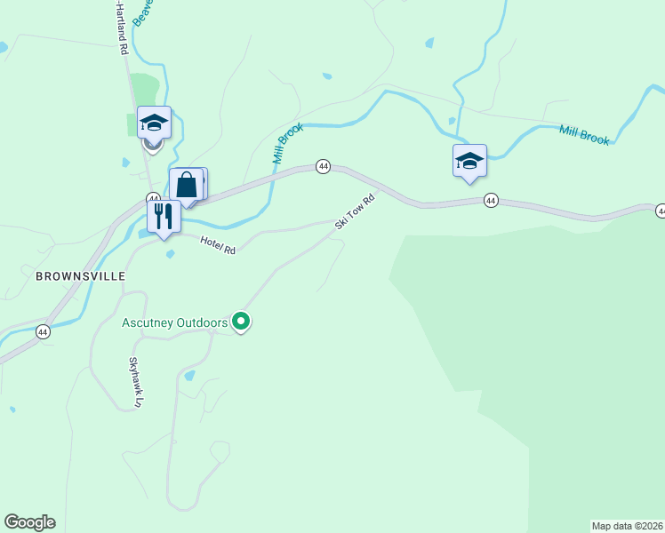 map of restaurants, bars, coffee shops, grocery stores, and more near Deer Run Road in West Windsor