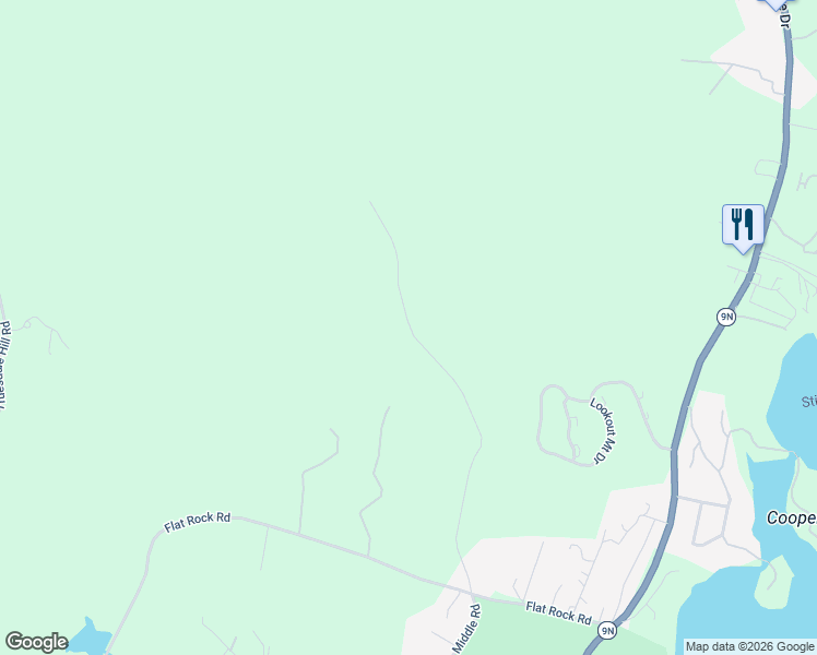 map of restaurants, bars, coffee shops, grocery stores, and more near Shaw Rd in Lake George