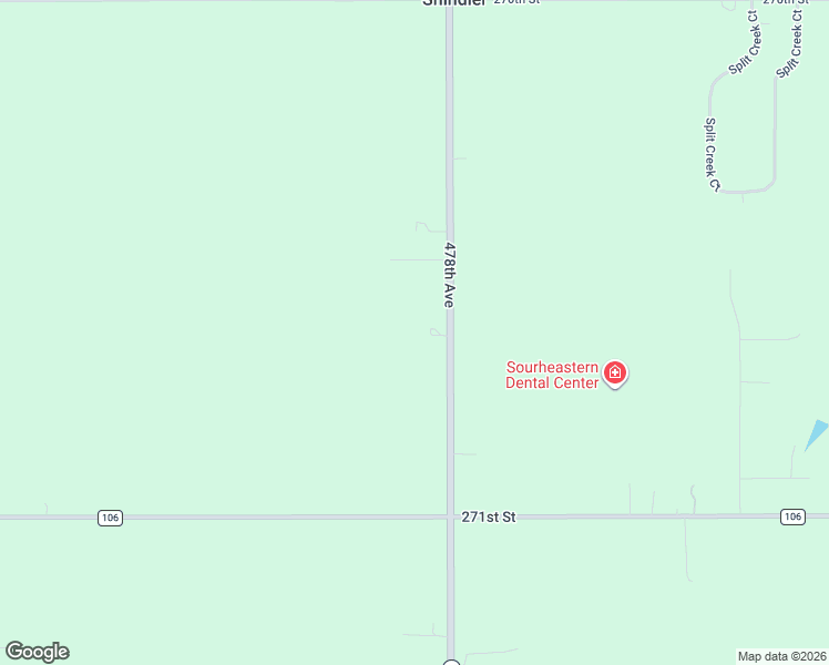 map of restaurants, bars, coffee shops, grocery stores, and more near 27065 South Dakota 11 in Harrisburg
