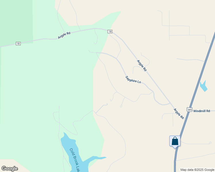 map of restaurants, bars, coffee shops, grocery stores, and more near 12883 Ruby Lane in Hot Springs