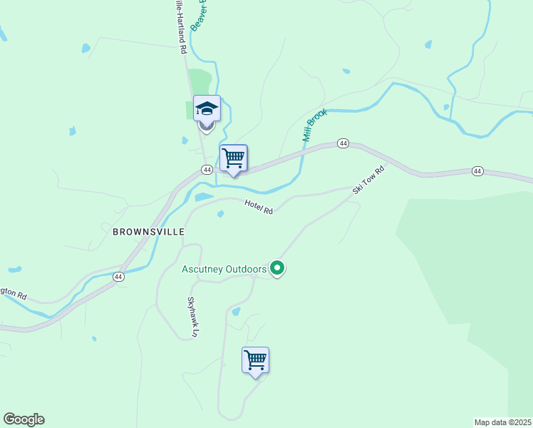 map of restaurants, bars, coffee shops, grocery stores, and more near 2-464 Hotel Road in West Windsor