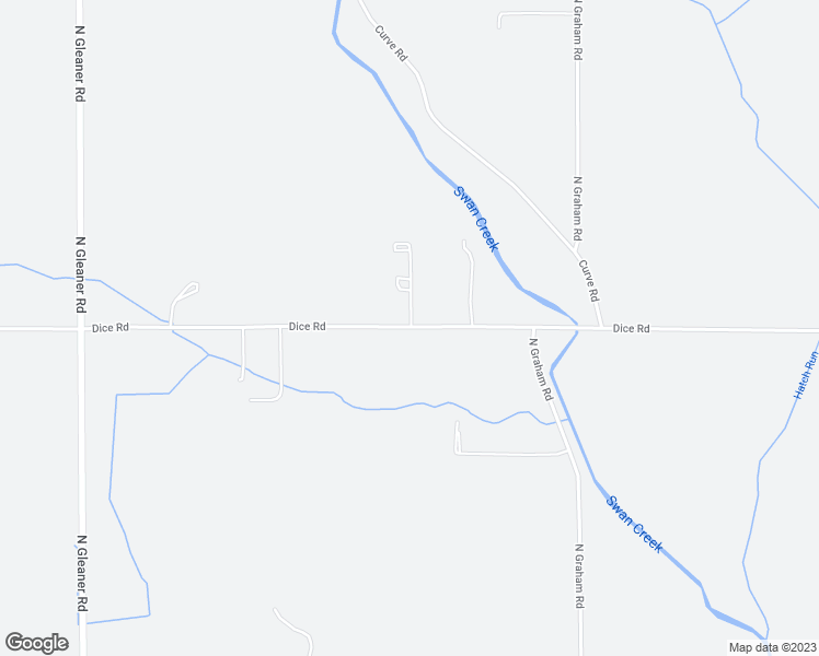 map of restaurants, bars, coffee shops, grocery stores, and more near 11335 Dice Road in Freeland