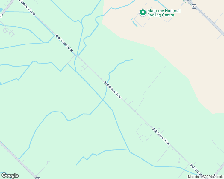 map of restaurants, bars, coffee shops, grocery stores, and more near Bell School Line in Milton