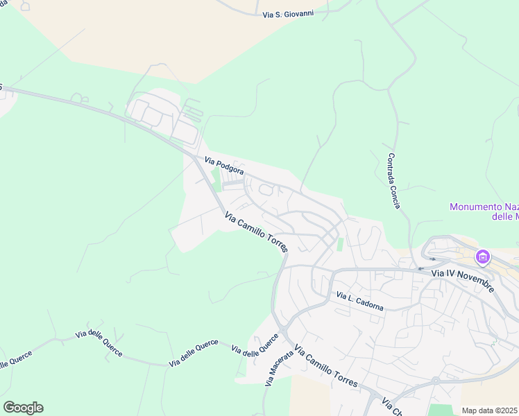 map of restaurants, bars, coffee shops, grocery stores, and more near 8 Via Ugo La Malfa in Castelfidardo