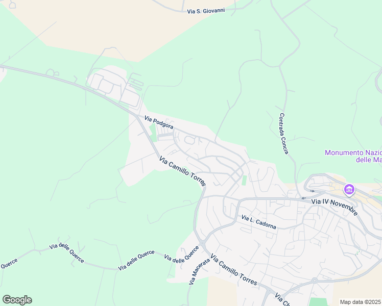 map of restaurants, bars, coffee shops, grocery stores, and more near 8 Via Ugo La Malfa in Castelfidardo