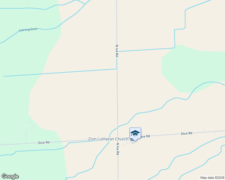 map of restaurants, bars, coffee shops, grocery stores, and more near 4285 North Iva Road in Hemlock