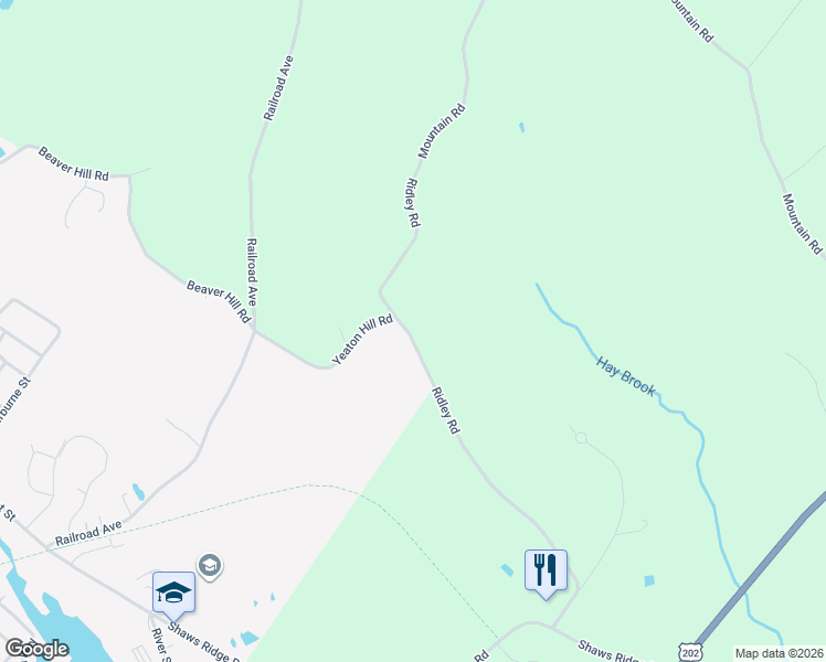 map of restaurants, bars, coffee shops, grocery stores, and more near 131 Ridley Road in Sanford