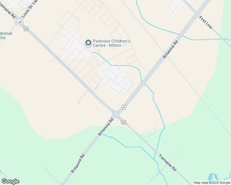 map of restaurants, bars, coffee shops, grocery stores, and more near 461 Thornborrow Court in Milton