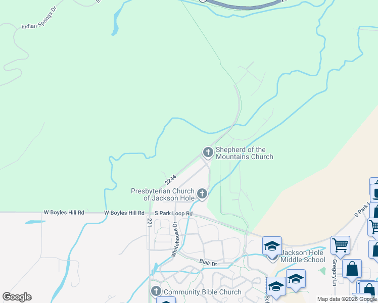 map of restaurants, bars, coffee shops, grocery stores, and more near 855 2244 in Jackson