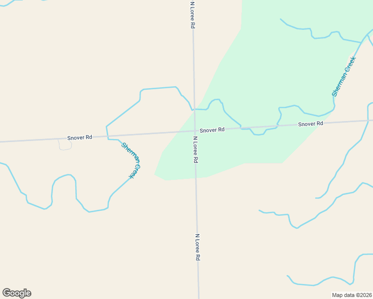 map of restaurants, bars, coffee shops, grocery stores, and more near 1001-1453 North Loree Road in Carsonville