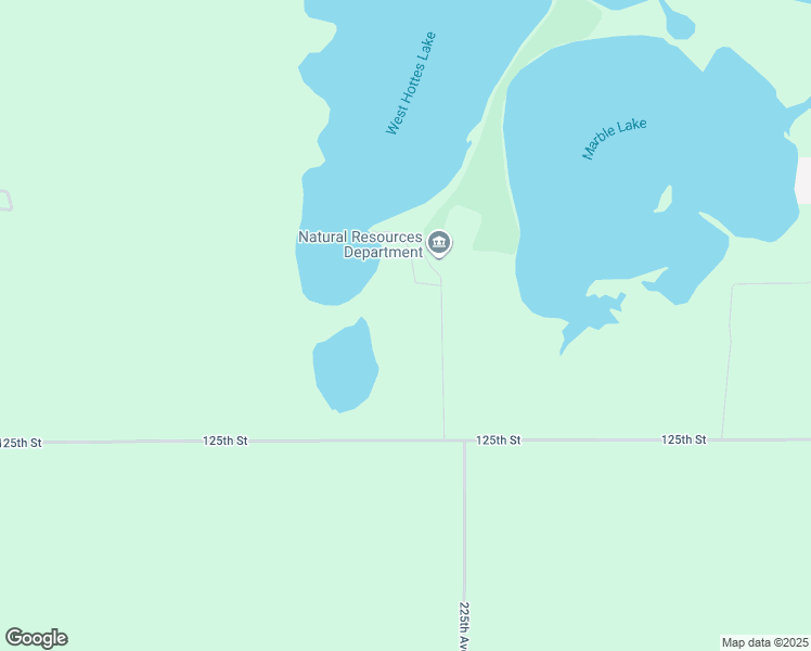 map of restaurants, bars, coffee shops, grocery stores, and more near 2202-2248 125th Street in Spirit Lake