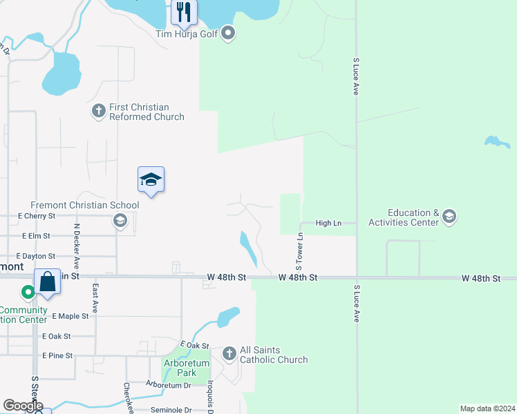 map of restaurants, bars, coffee shops, grocery stores, and more near 403 Vienna Lane in Fremont