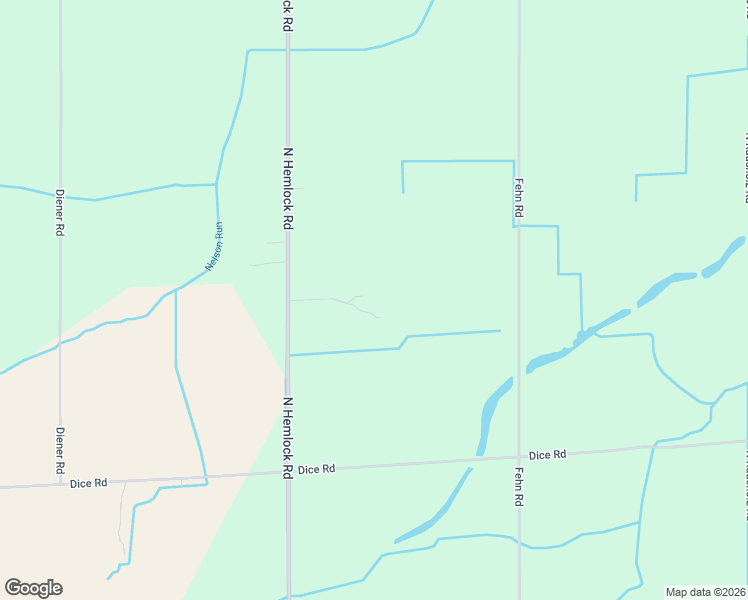 map of restaurants, bars, coffee shops, grocery stores, and more near 4242 North Hemlock Road in Hemlock