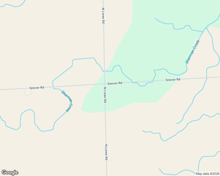 map of restaurants, bars, coffee shops, grocery stores, and more near 1451 North Loree Road in Carsonville