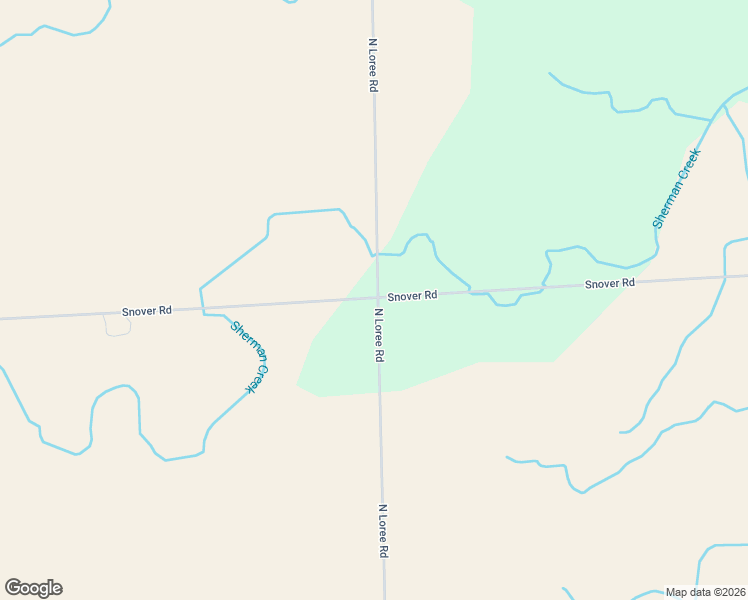 map of restaurants, bars, coffee shops, grocery stores, and more near 1451 North Loree Road in Carsonville