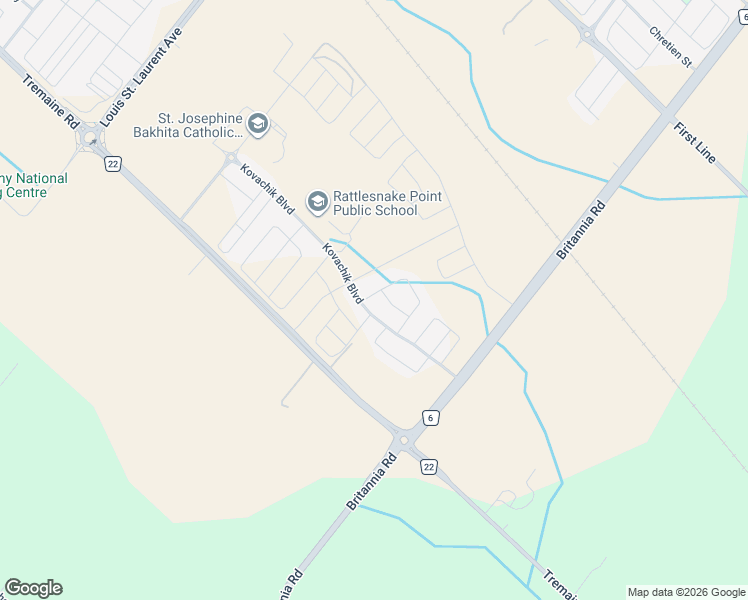 map of restaurants, bars, coffee shops, grocery stores, and more near 1462 Kitchen Court in Milton
