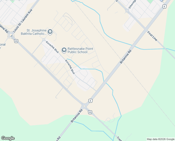 map of restaurants, bars, coffee shops, grocery stores, and more near 1531 Kitchen Court in Milton