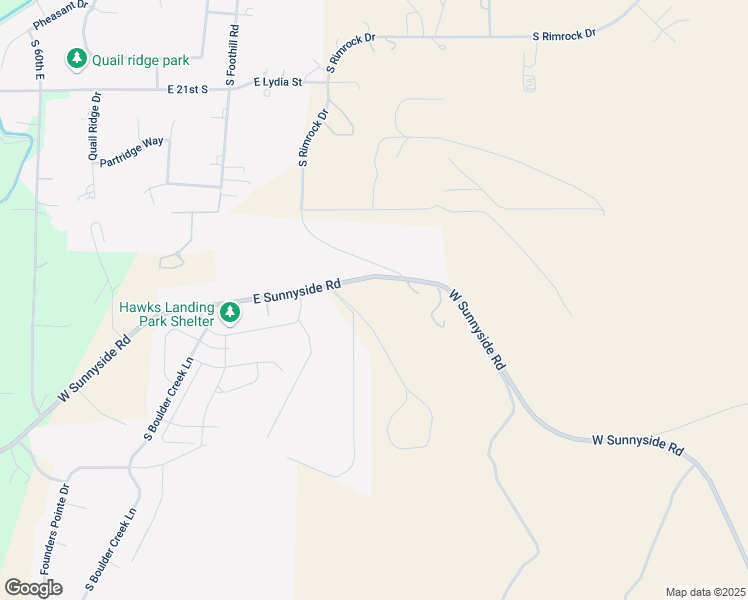 map of restaurants, bars, coffee shops, grocery stores, and more near 6758 East Sunnyside Road in Idaho Falls
