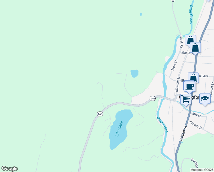 map of restaurants, bars, coffee shops, grocery stores, and more near 191 Highland Road in Wallingford