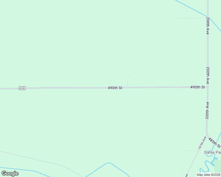 map of restaurants, bars, coffee shops, grocery stores, and more near 20261 490th Street in Lake Mills